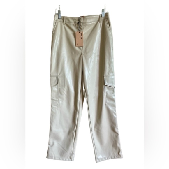 Bailey 44 Faux Leather Cargo Pants - Picture 2 of 10